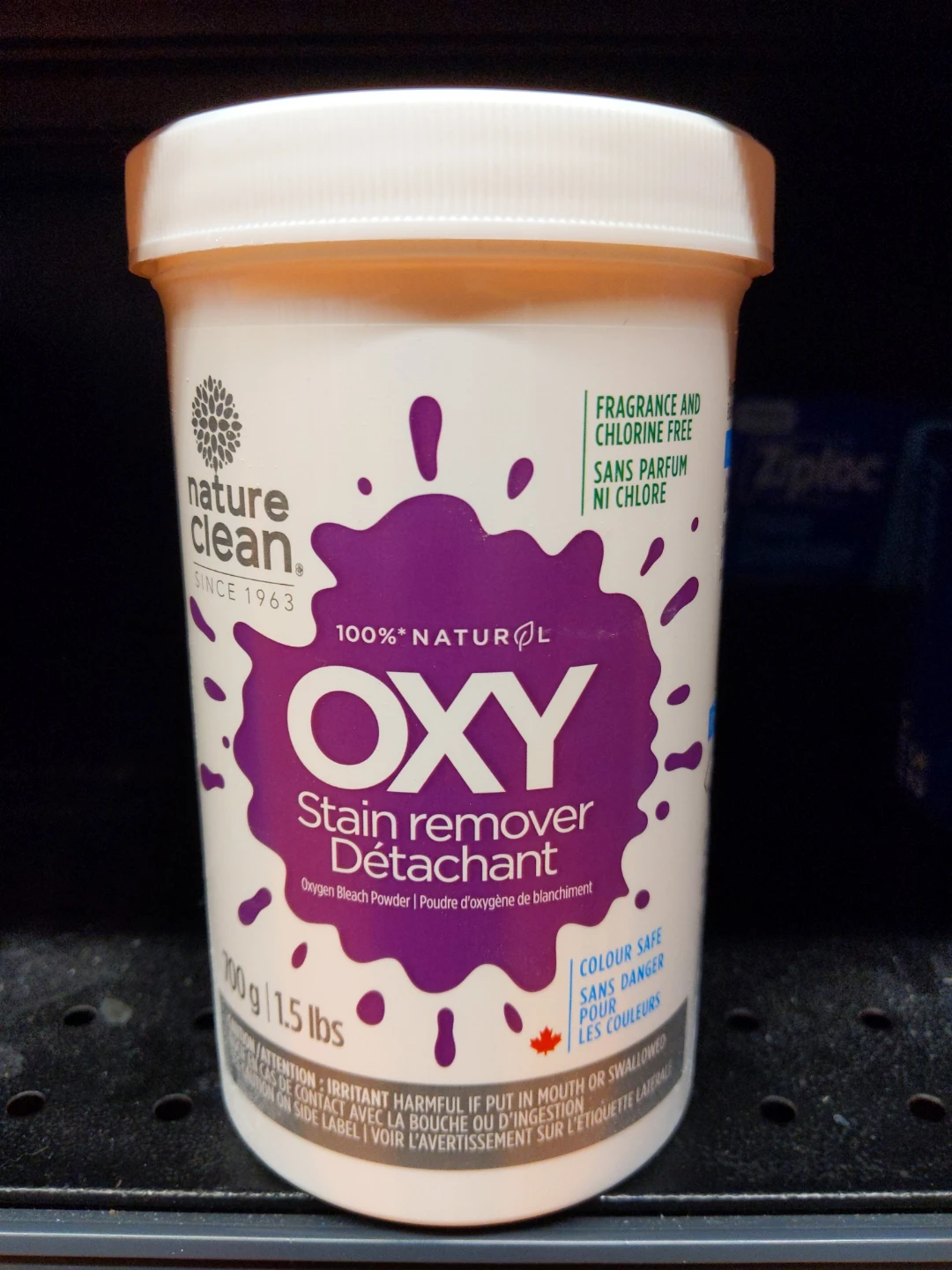 $4 (reg. $8 w tax) NEW Nature Clean Oxy Stain Remover Powder