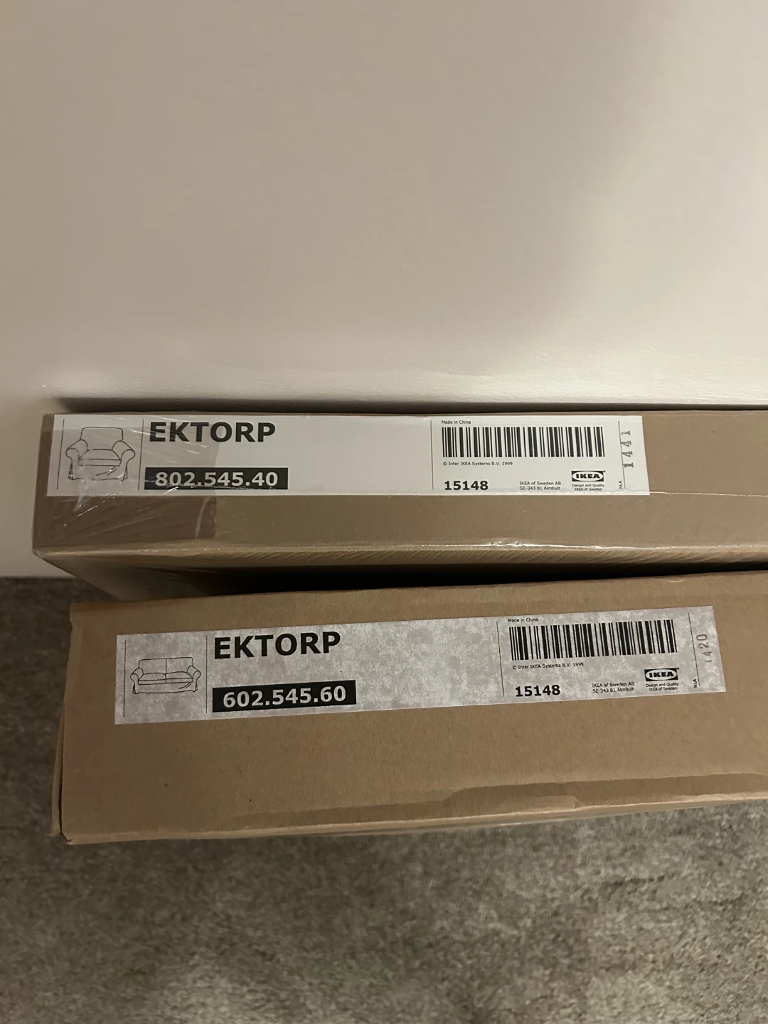 IKEA EKTORP Sofa Cover Boxes
