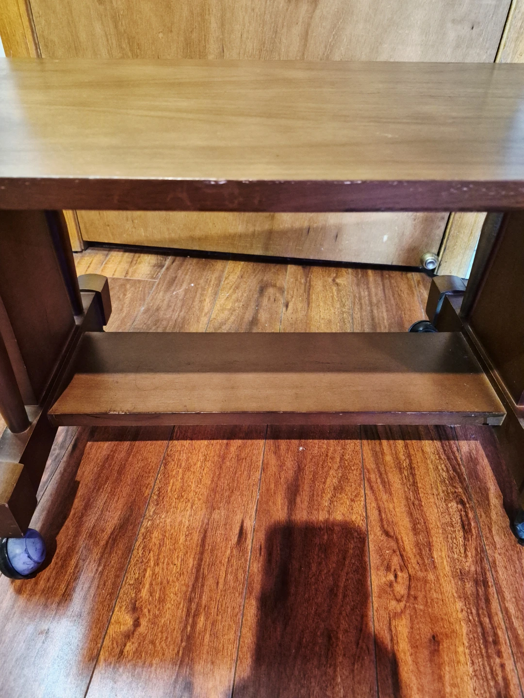 Vintage Rolling Wood Table - photo 4