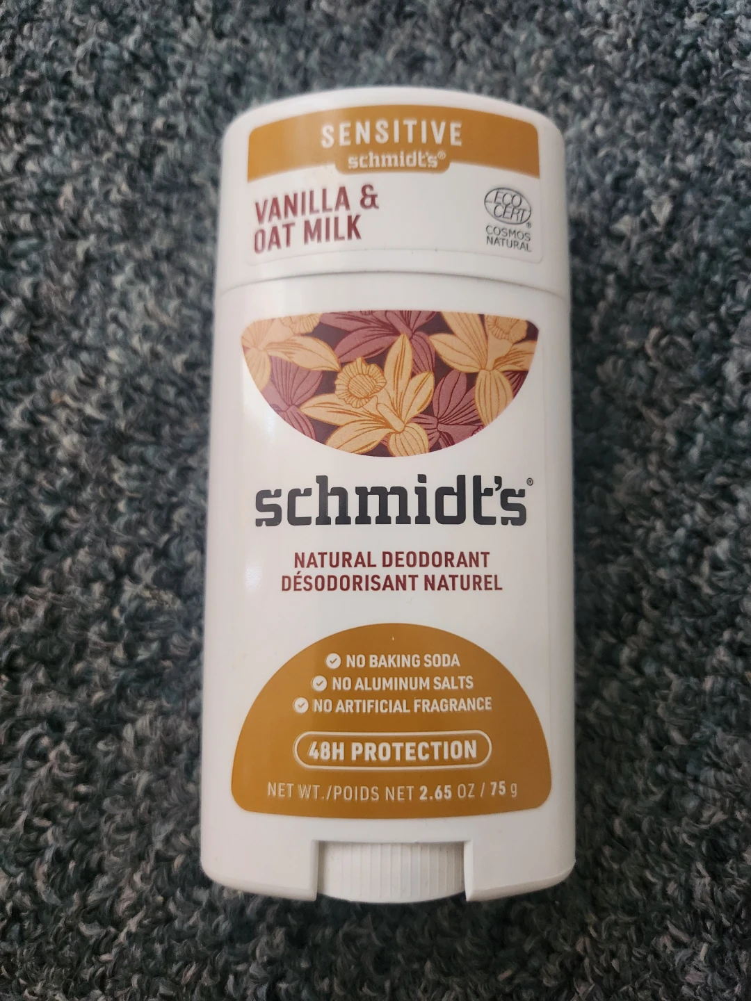 Schmidt's Sensitive Vanilla & Oat Milk Natural Deodorant Stick