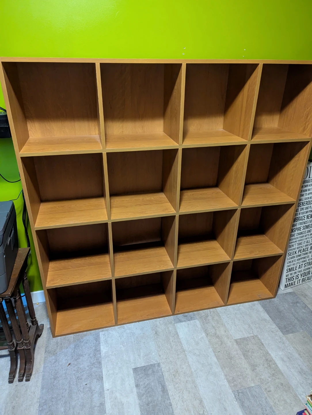 16-Cube Storage Shelf Unit