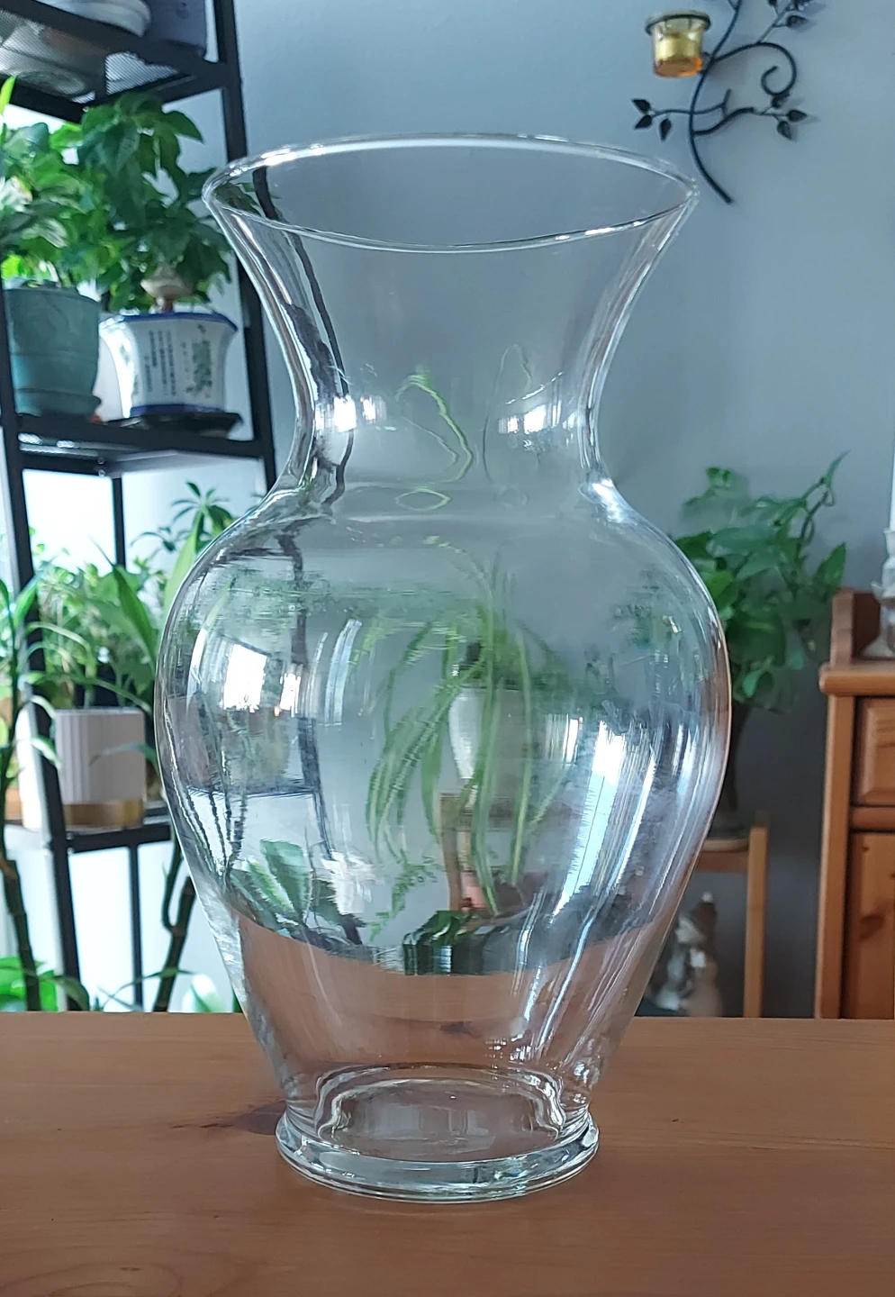 Clear Glass Vase