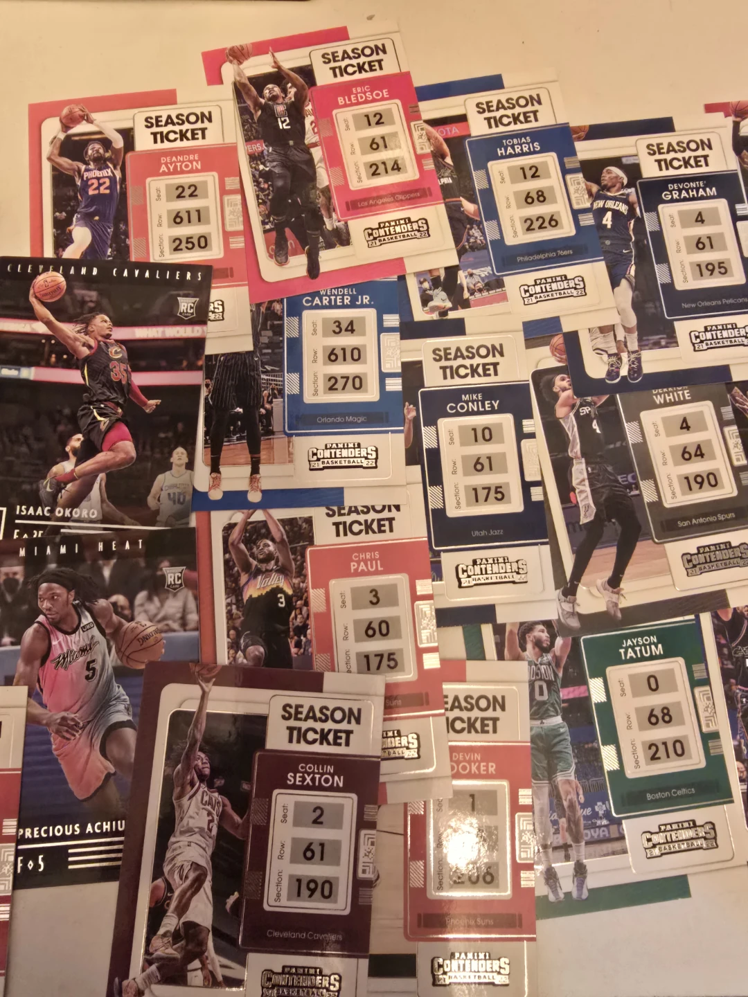 Panini Contenders Season Ticket Basketball Cards - photo 4