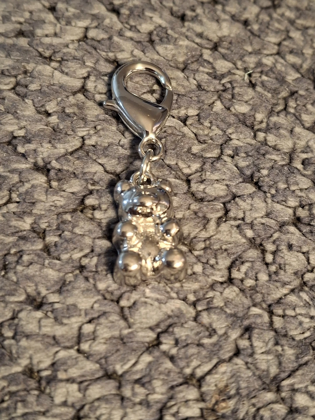 Silver Bear Charm