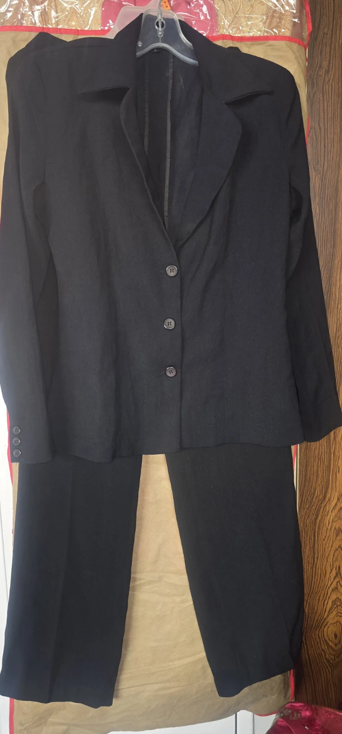 Mahalaxmi Silks Black Trouser Suit Set - Size L