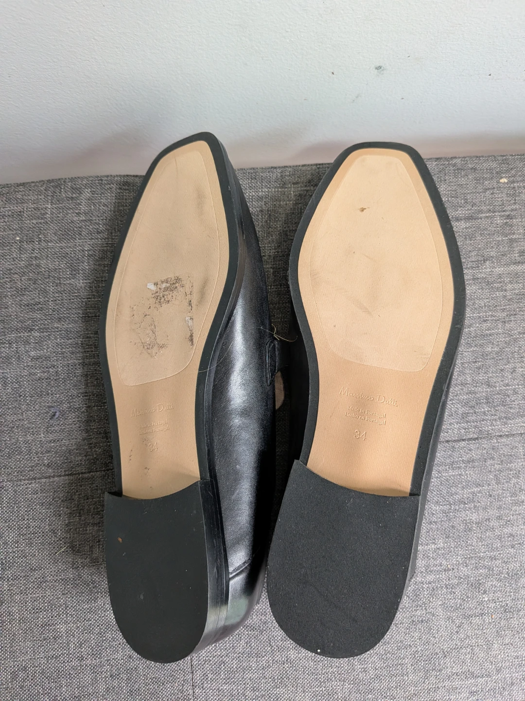 Massimo Dutti Black Loafers Size 34 - photo 2