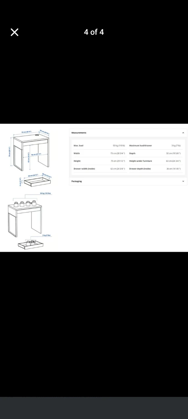 IKEA Micke Desk - photo 4