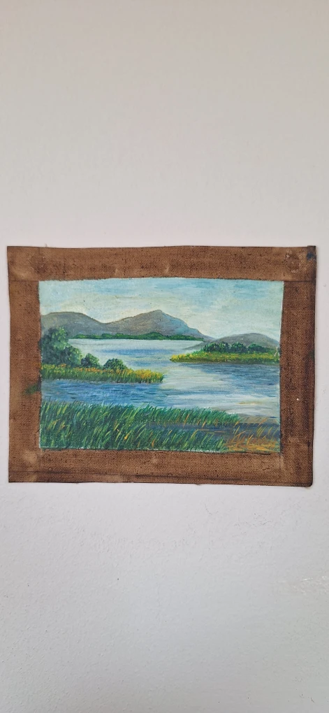 Vintage Landscape Painting - photo 2
