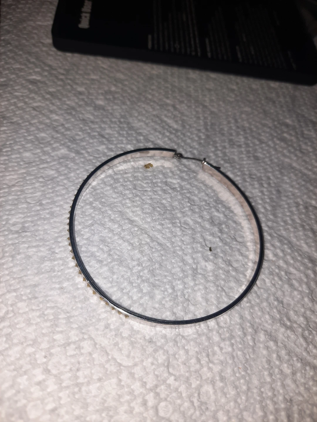 Hoop Earrings 14K white gold