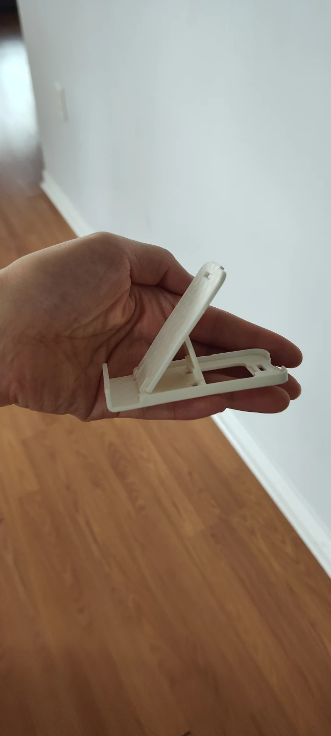 White Foldable Phone Stand - photo 2