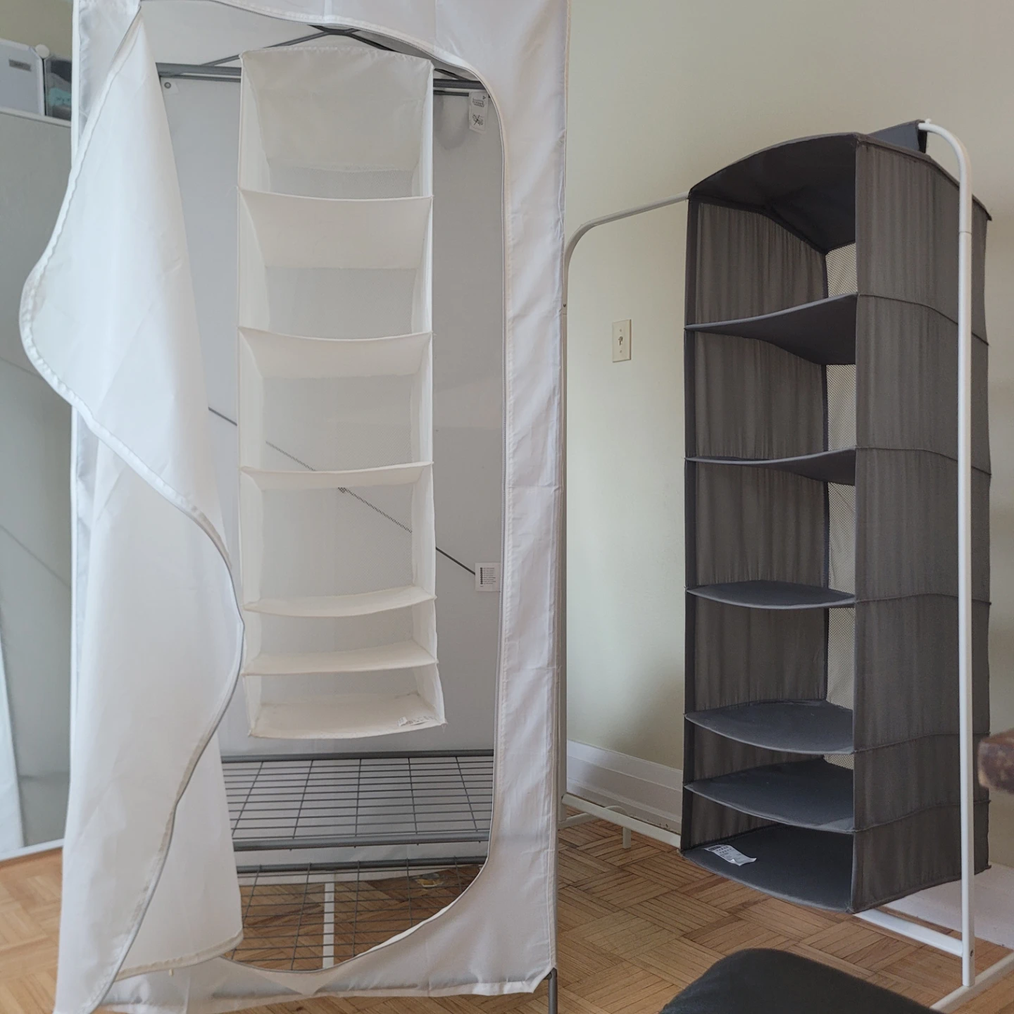 Ikea bikini closet + free organizer hanger + ikea clothes rack