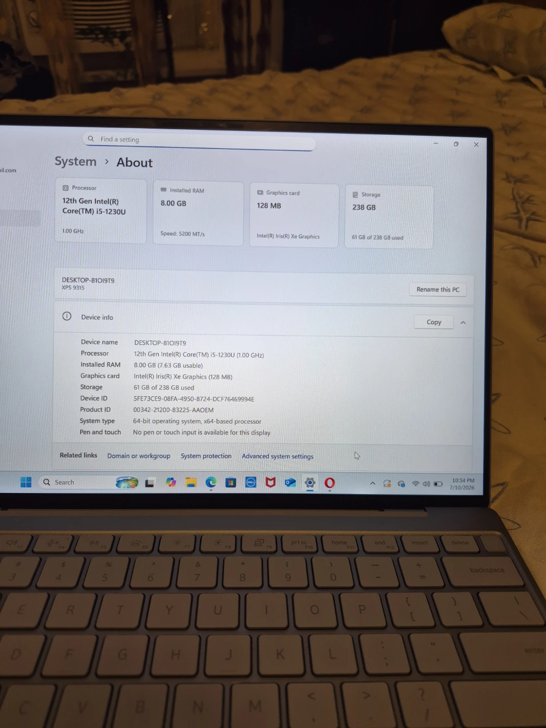 Dell Laptop - Intel Core i5. PERFECT CONDITION! - photo 2