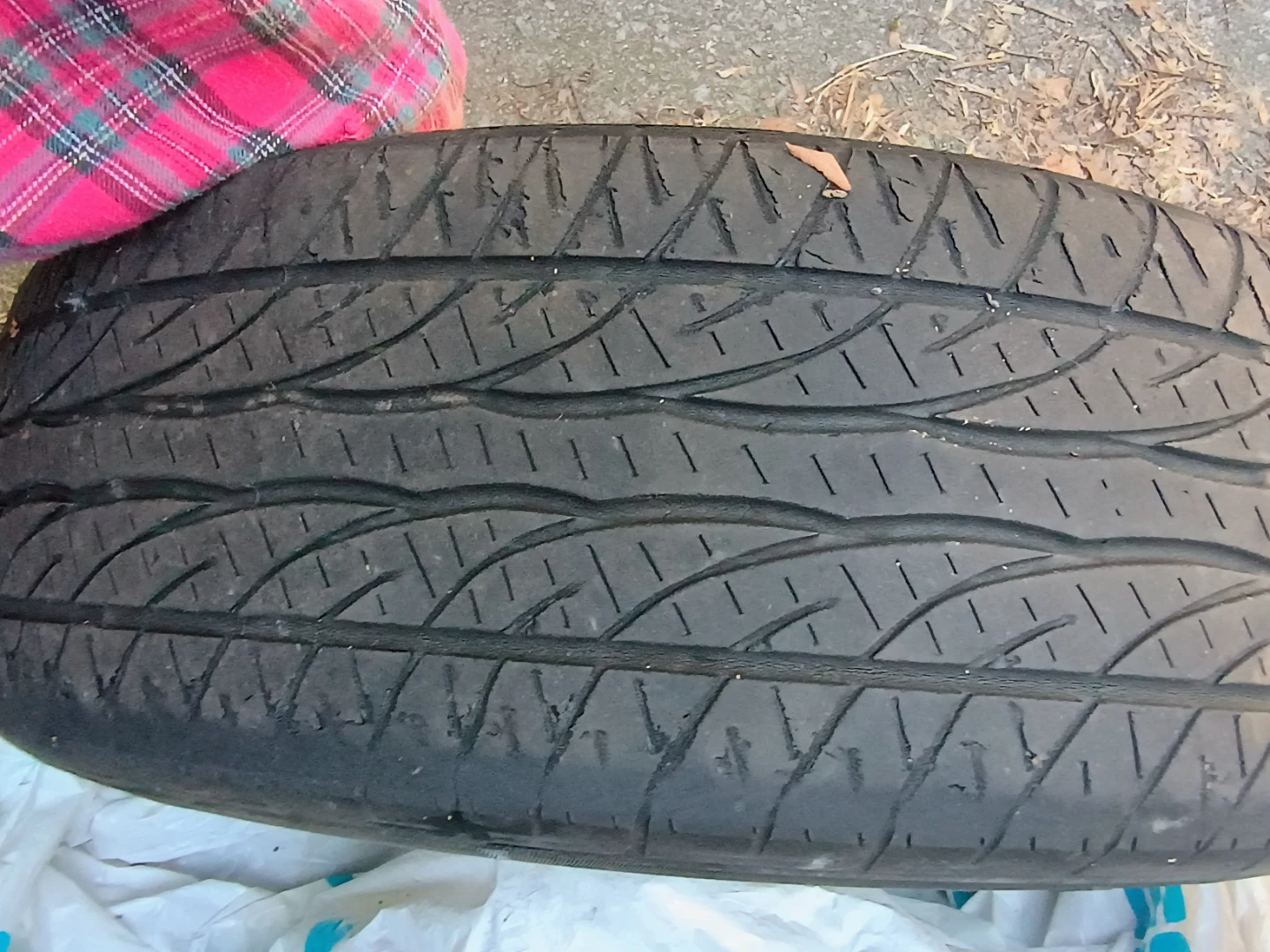 Dunlop All Season tires with steel rims for Toyota Corolla