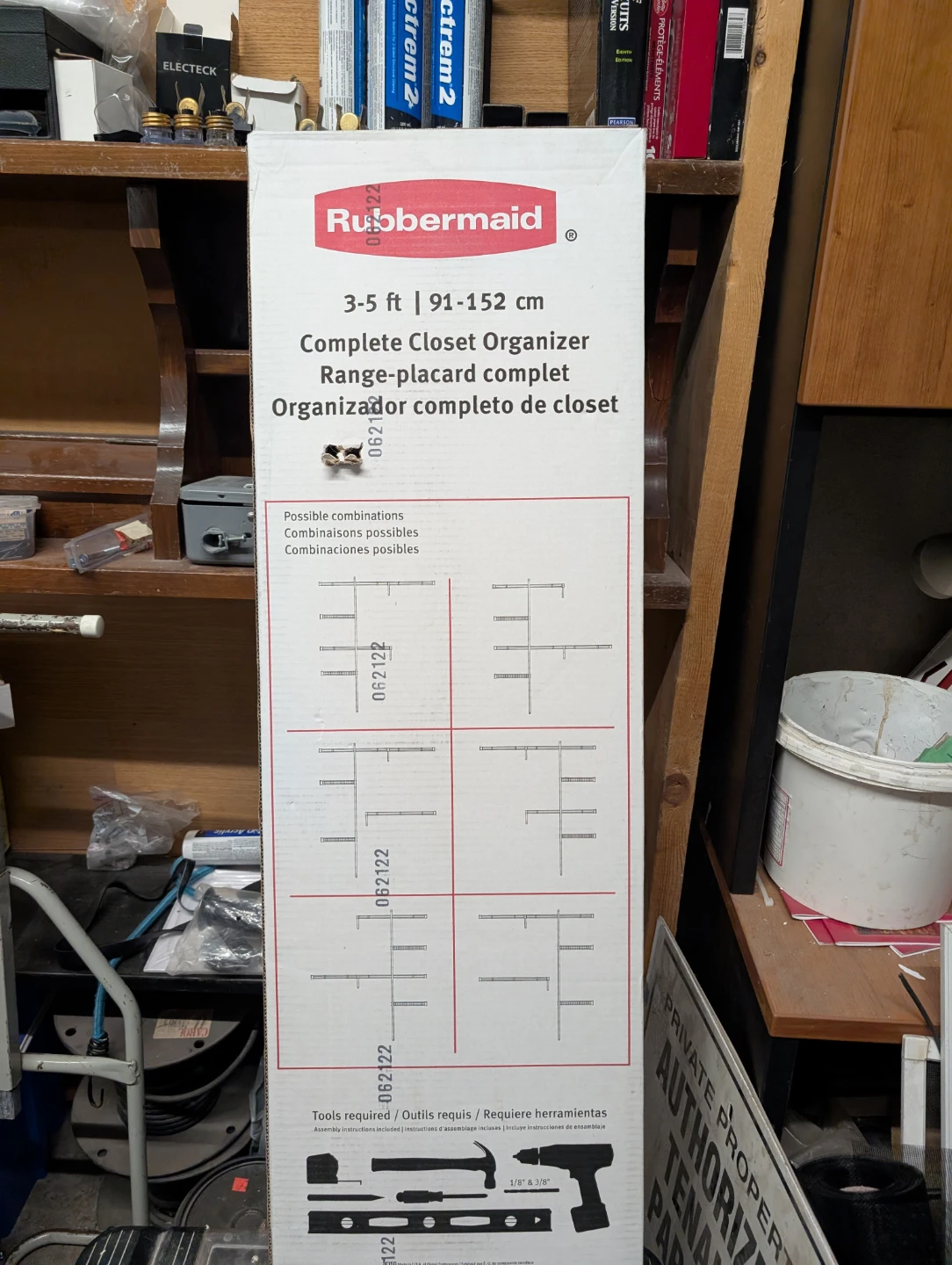 Rubbermaid Complete Closet Organizer - 3-5 ft - photo 3