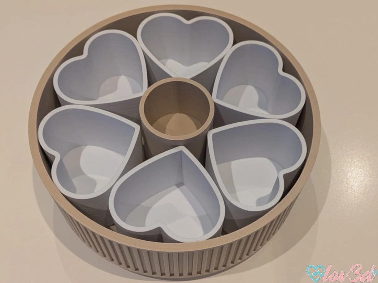 Heart Shaped Snack Serving Tray - photo 2
