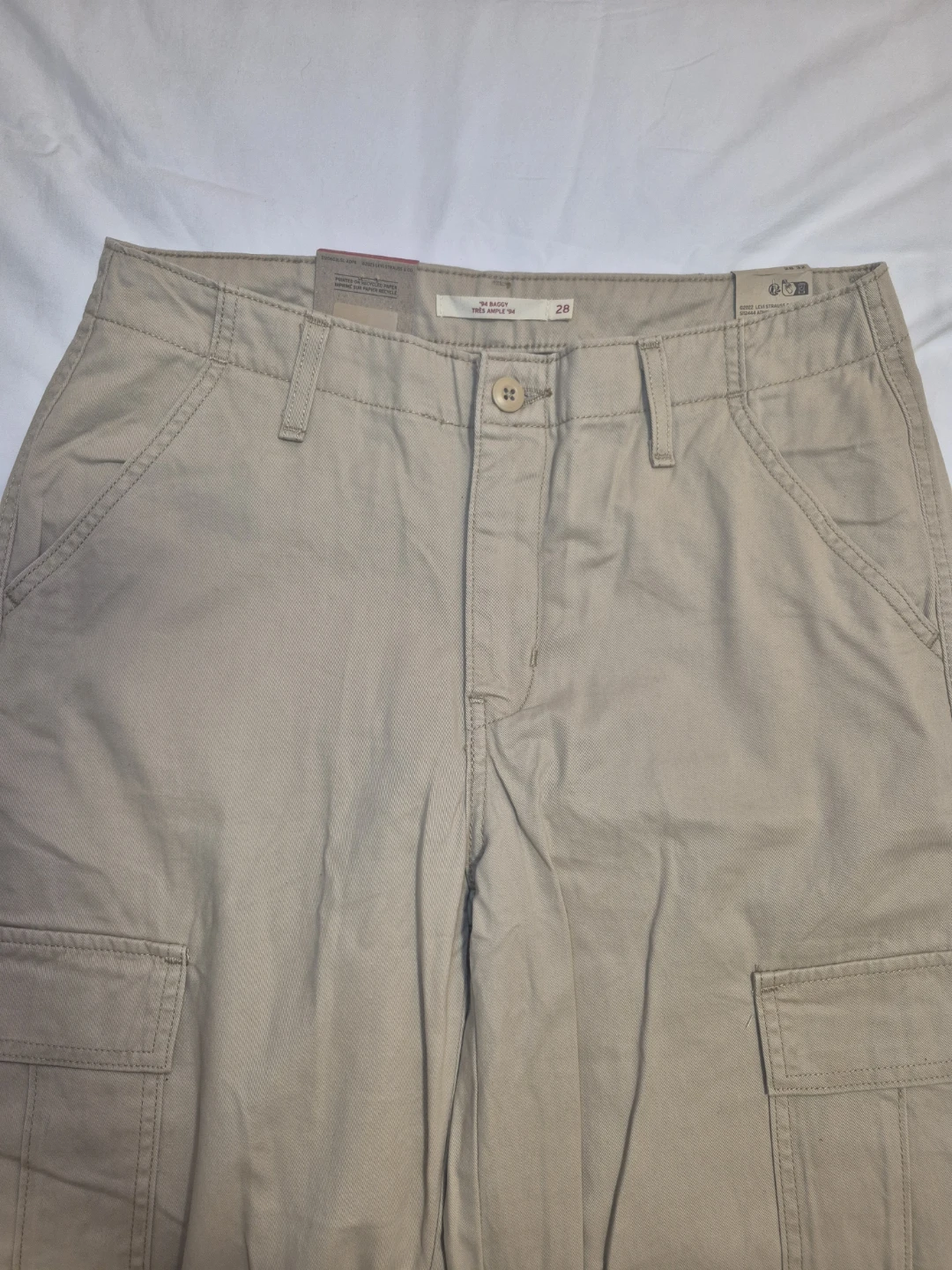 Levi's '94 Baggy Cargo Pants - Khaki - Size 28 - photo 5