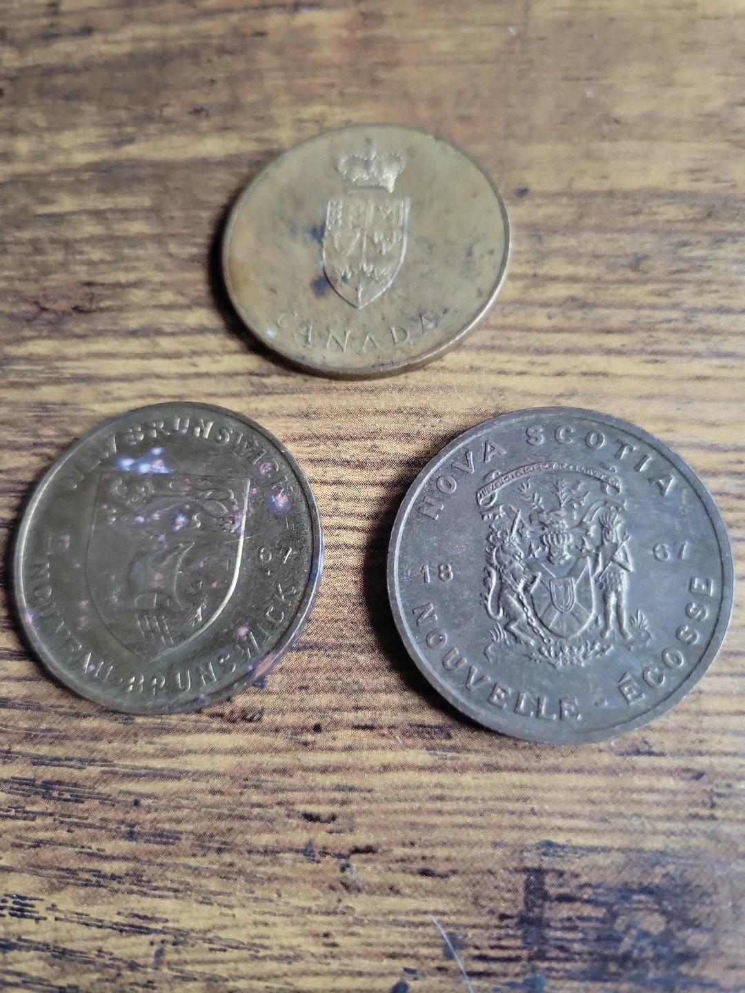 Canadian Souvenir Medallions - NB & NS Canada - photo 2
