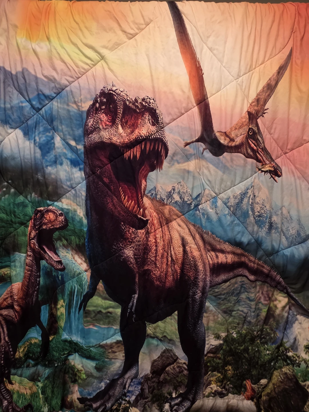 Twin size Dinosaur Comforter and  2 full Sheet Sets - photo 2