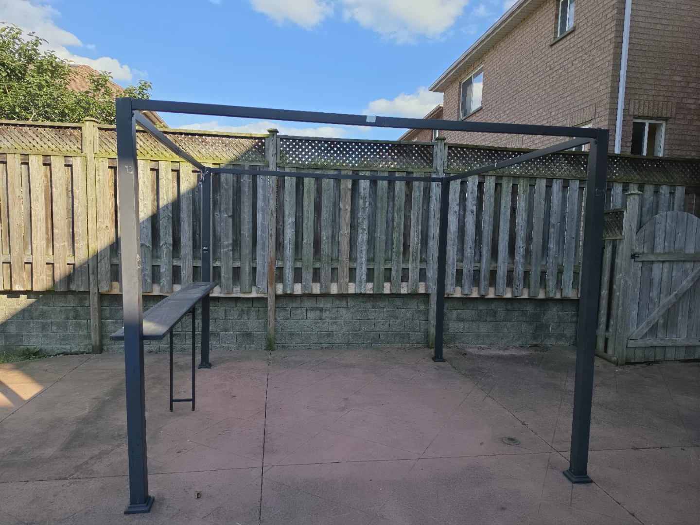 Gazebo Frame  with attached bar table