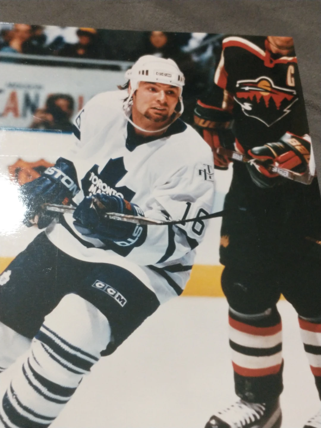 8 x 10" NHL Toronto Maple Leafs Darcy Tucker Hockey Photo - photo 2