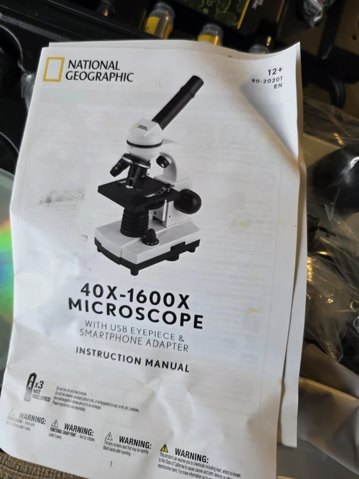 National Geographic 40X-1600X Microscope Set