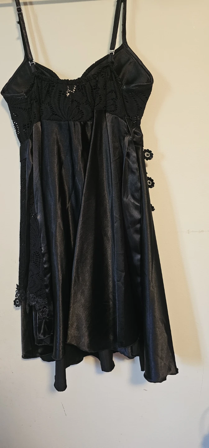Black Lace Babydoll Dress - photo 4