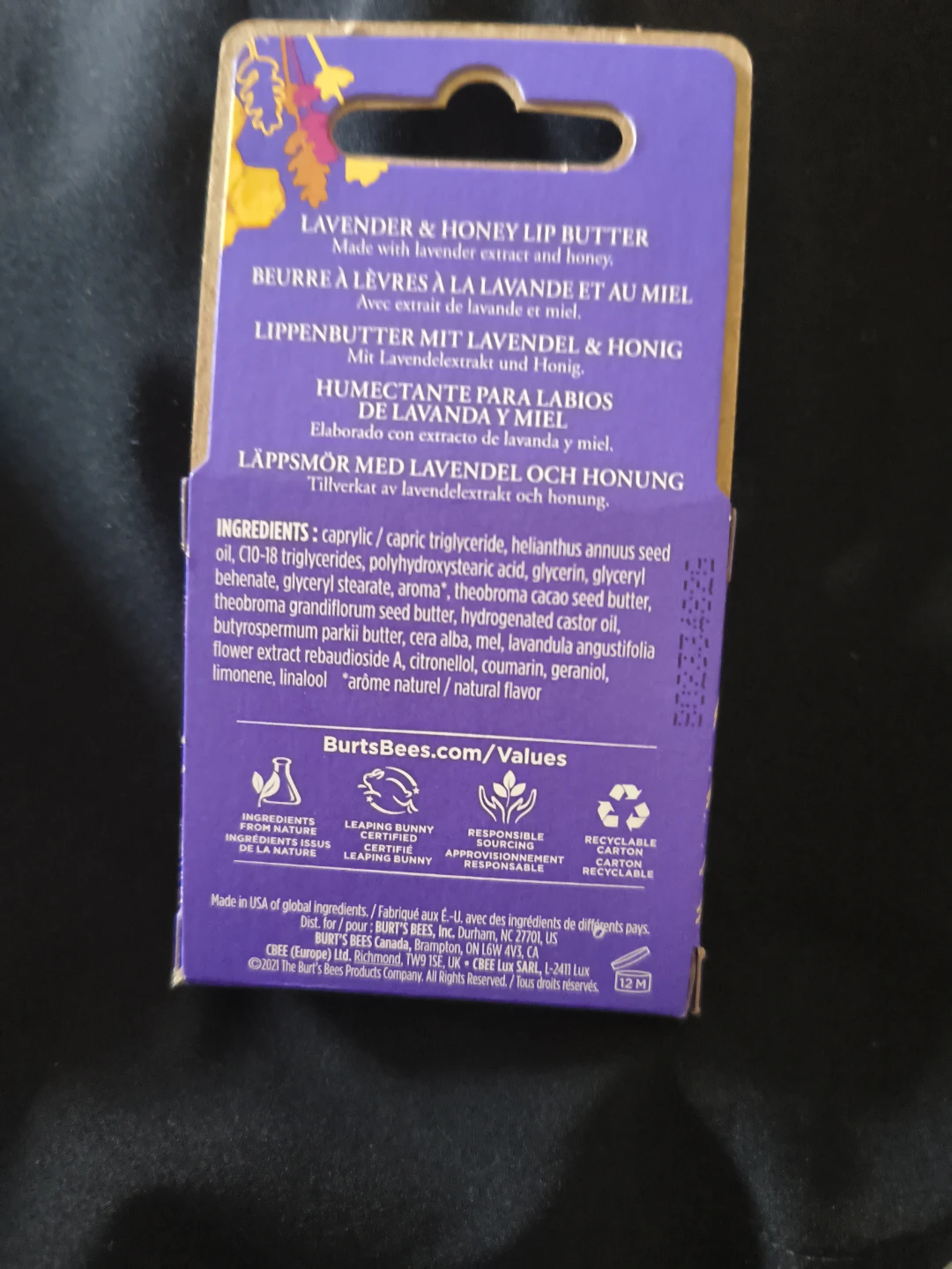 Burt's Bees Lavender & Honey Lip Butter - photo 2