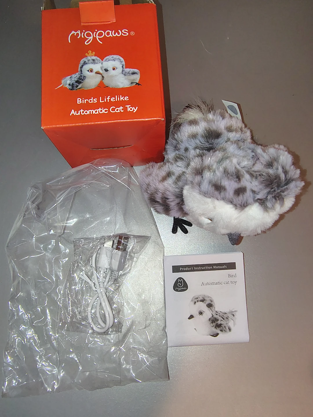Migipaws Birds Lifelike Automatic Cat Toy