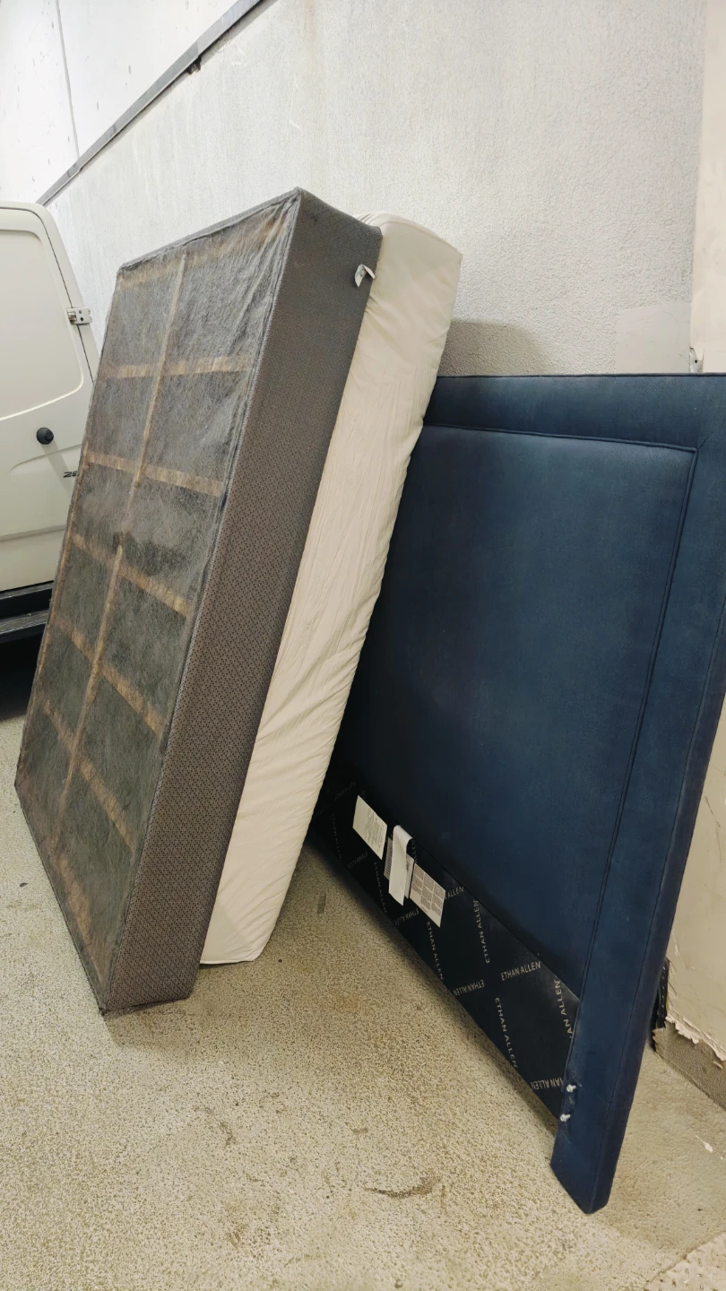 Ethan Allen Custom Upholstered Bed - Queen