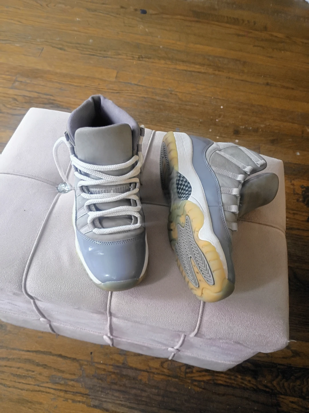 Air Jordan 11 "Cool Grey" Retro Sneakers - photo 2