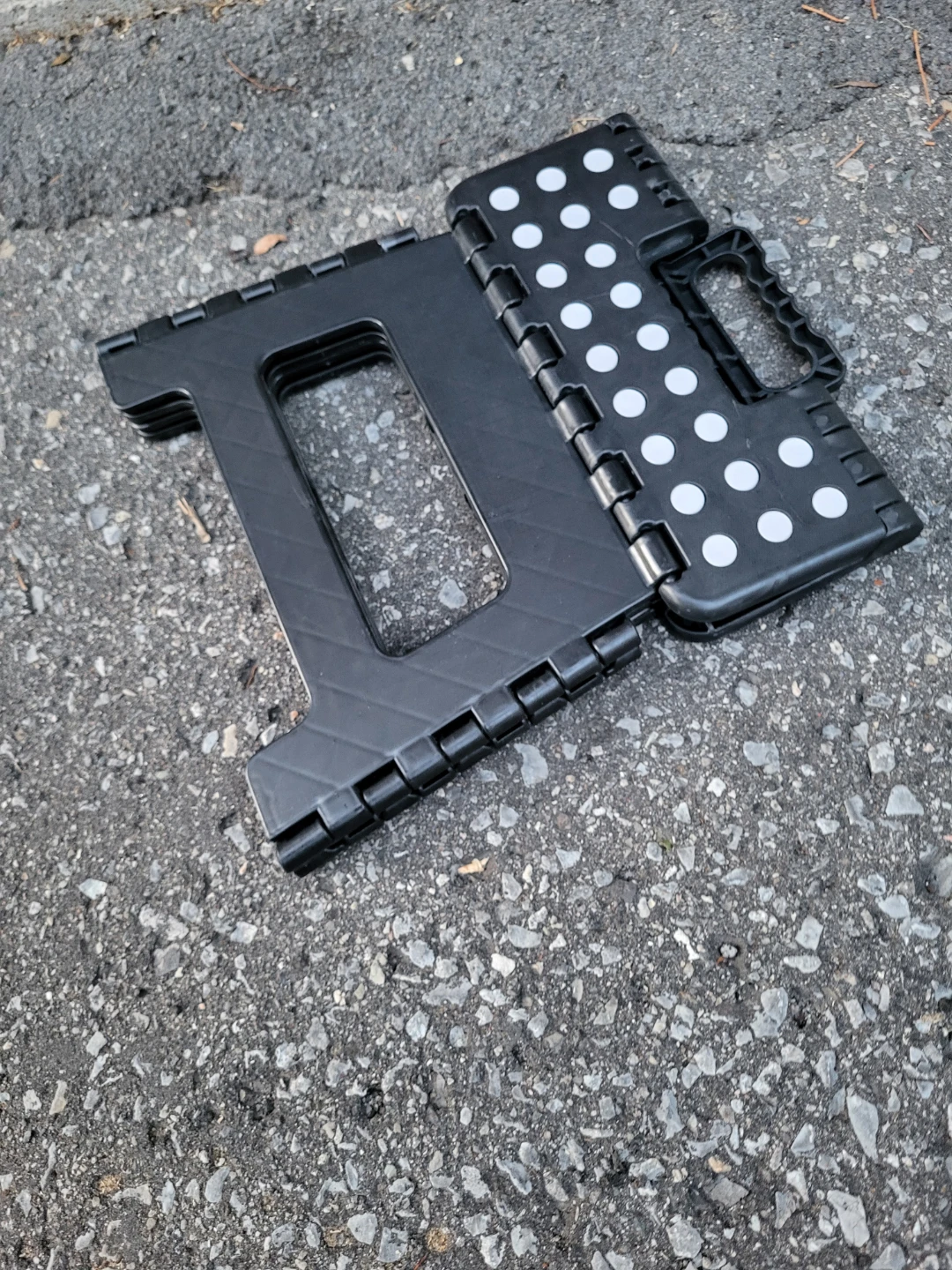 Small Black Folding Step Stool - photo 3