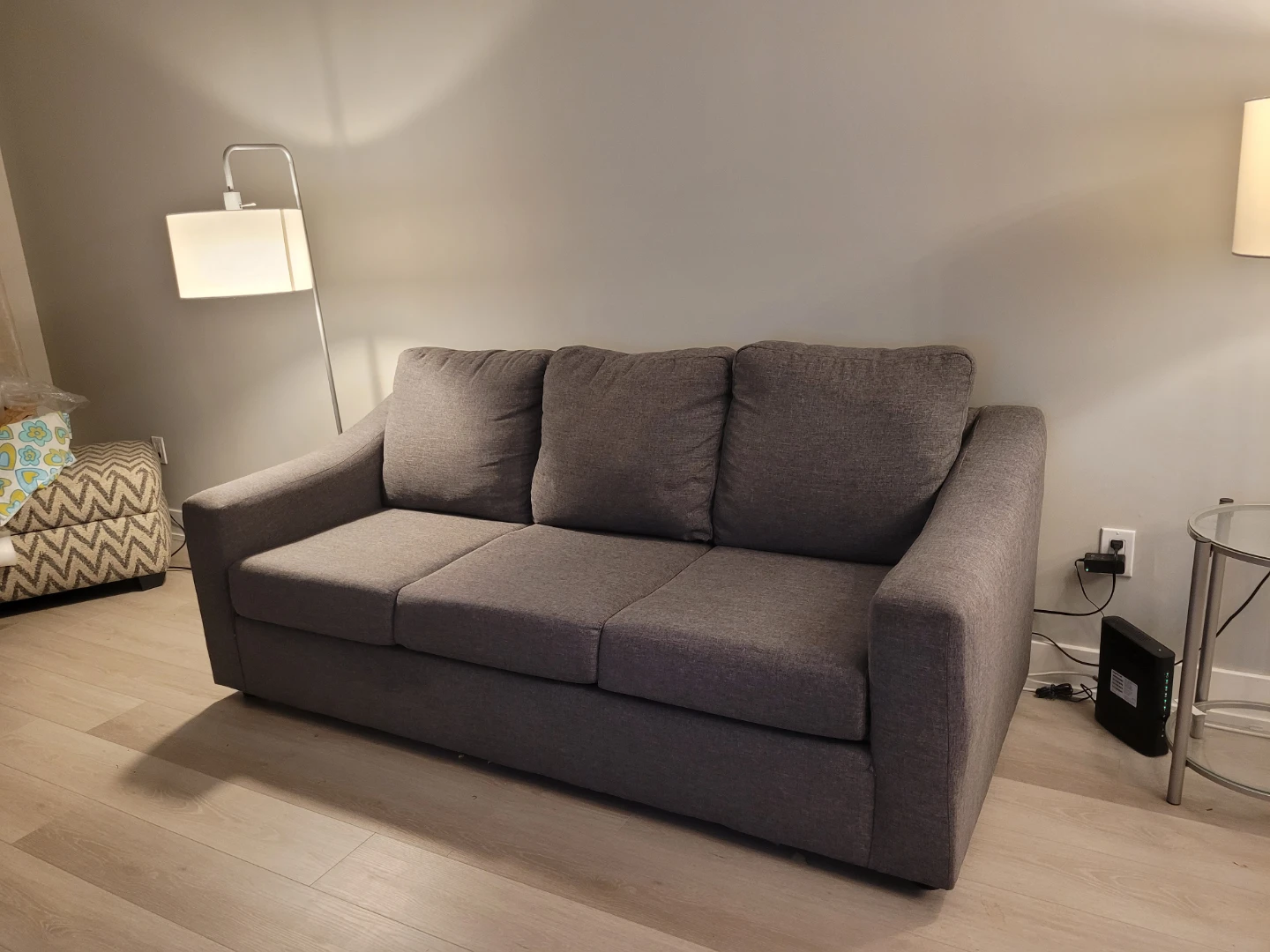 Grey Fabric Sofa - photo 3