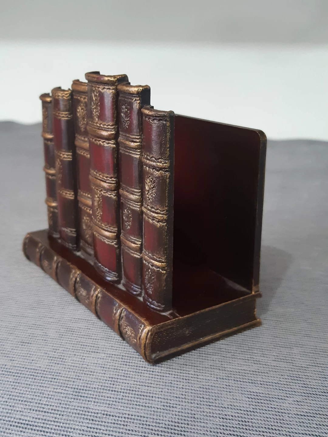 Book style antique red letter rack - photo 4