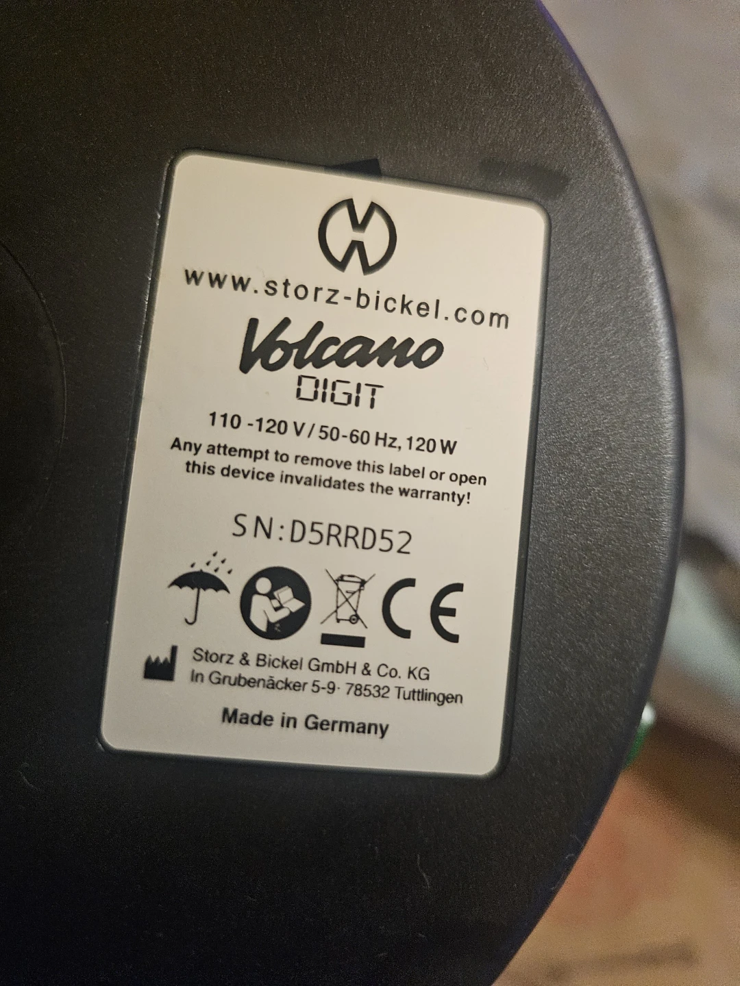 Storz & Bickel Volcano Digit Vaporizer - photo 4