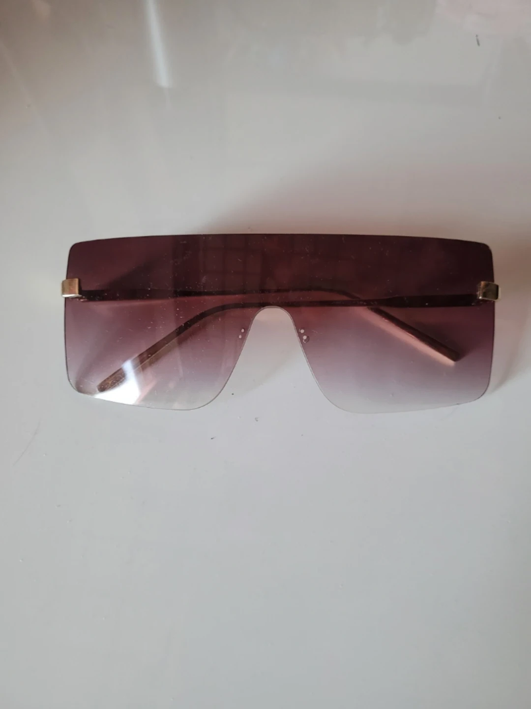 Rimless Shield Sunglasses