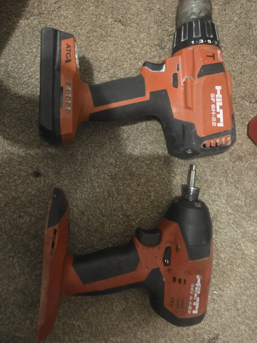 Hilti SF 6H-22 Drill and SID 4-A22 Impact Driver