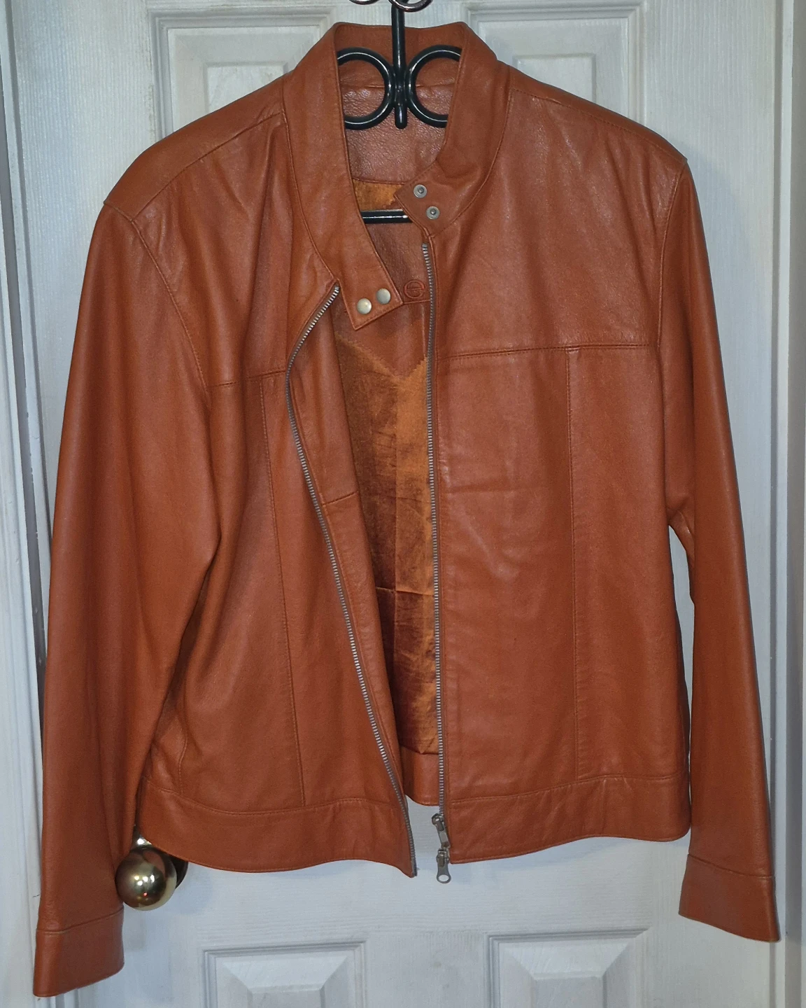 Genuine Leather Jacket - Size 18 GB / 14 US