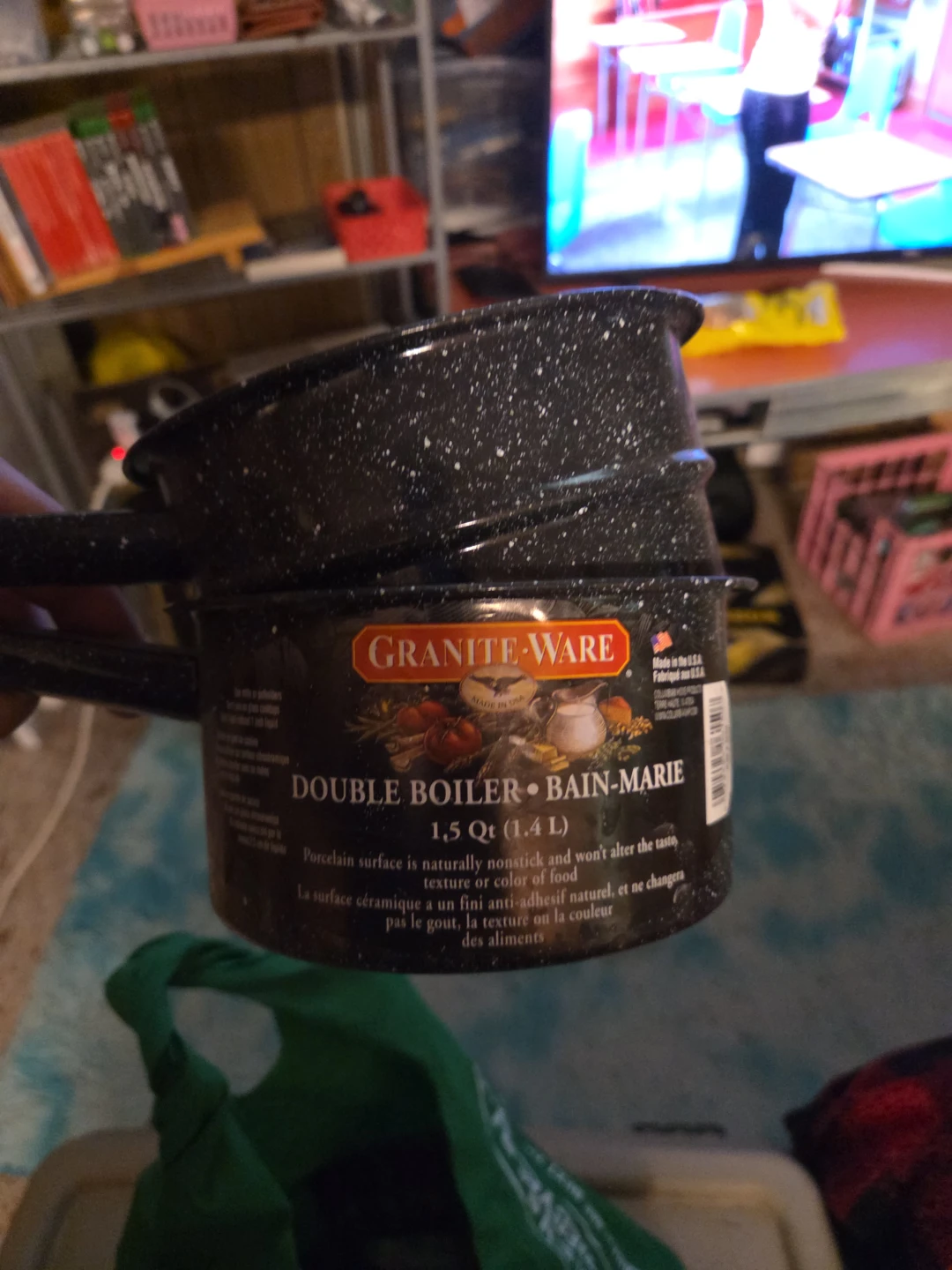 Granite Ware Double Boiler 1.5 Qt