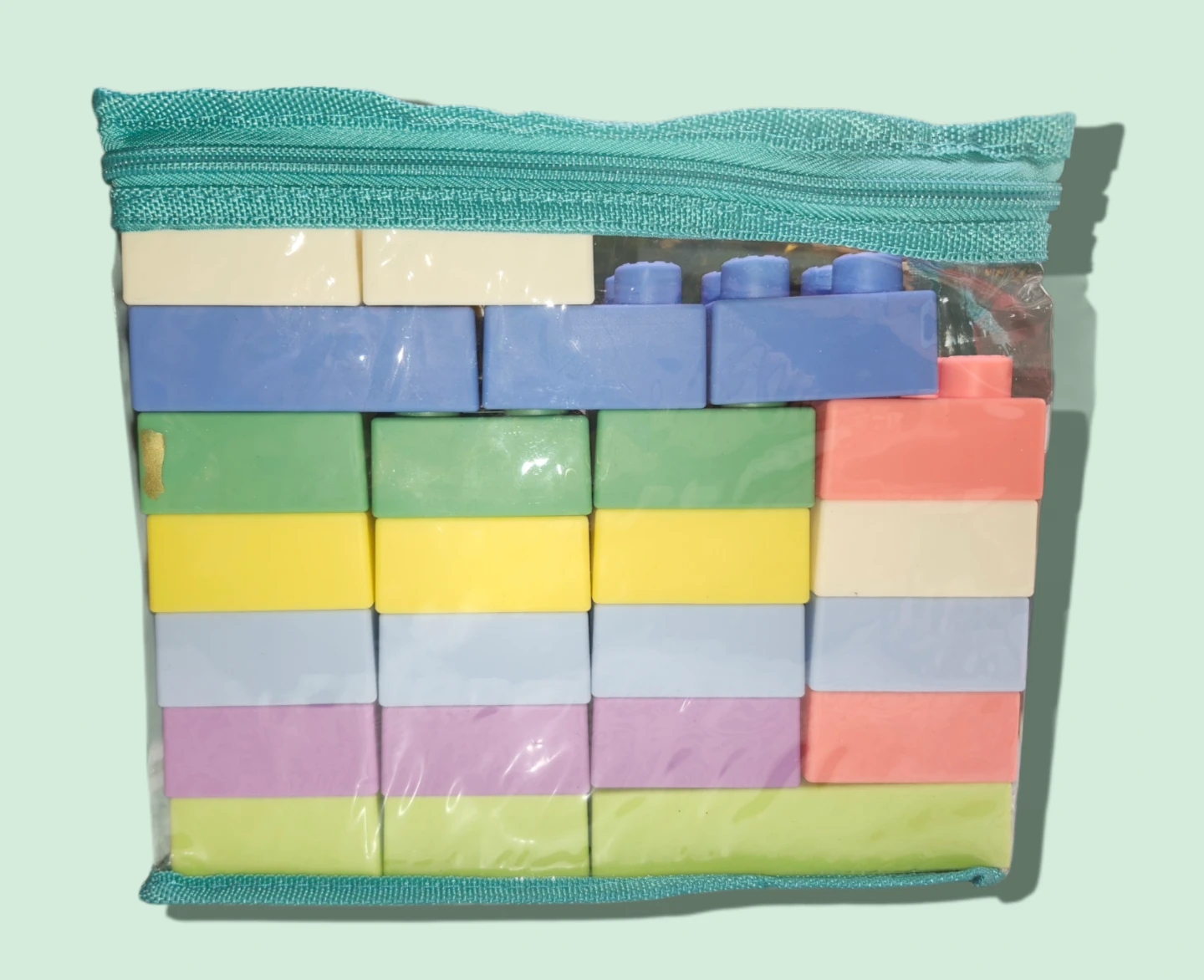 Imaginarium Discovery Soft Building Blocks Set with Zipper Bag - photo 2