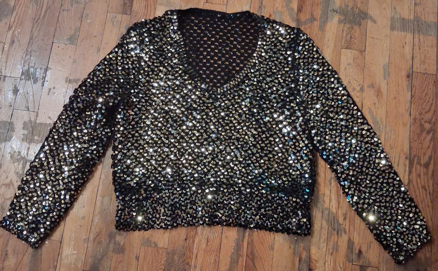 Pretty Vintage Sequin Sweater