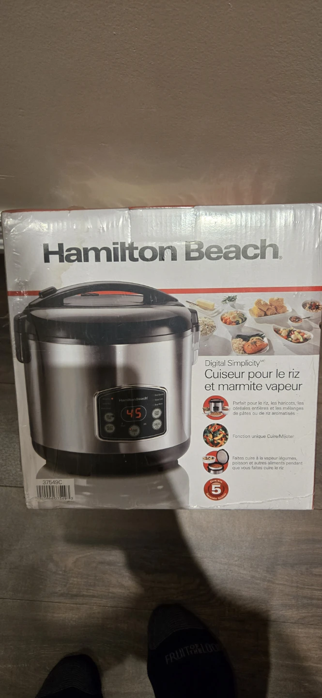 Hamilton Beach Digital Simplicity Rice Cooker and Steamer