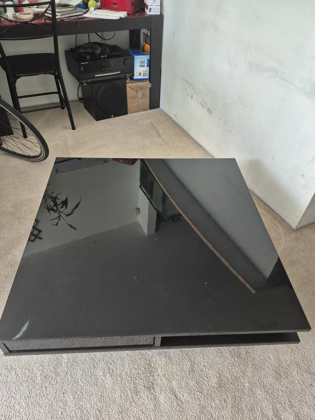 Black Square Coffee Table - photo 3