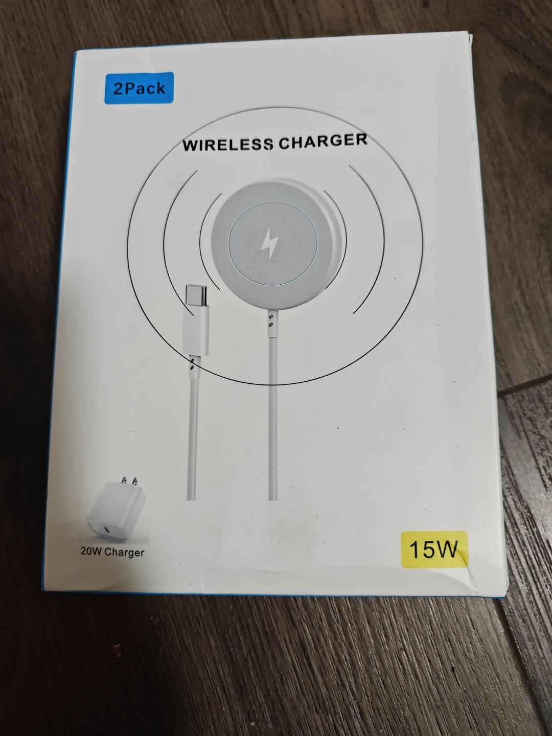 2-Pack Wireless Chargers 15W