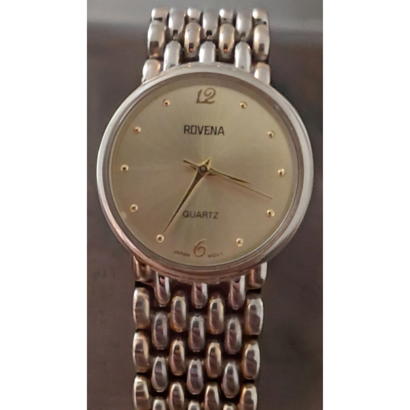 Rovena Quartz Two-Tone Watch