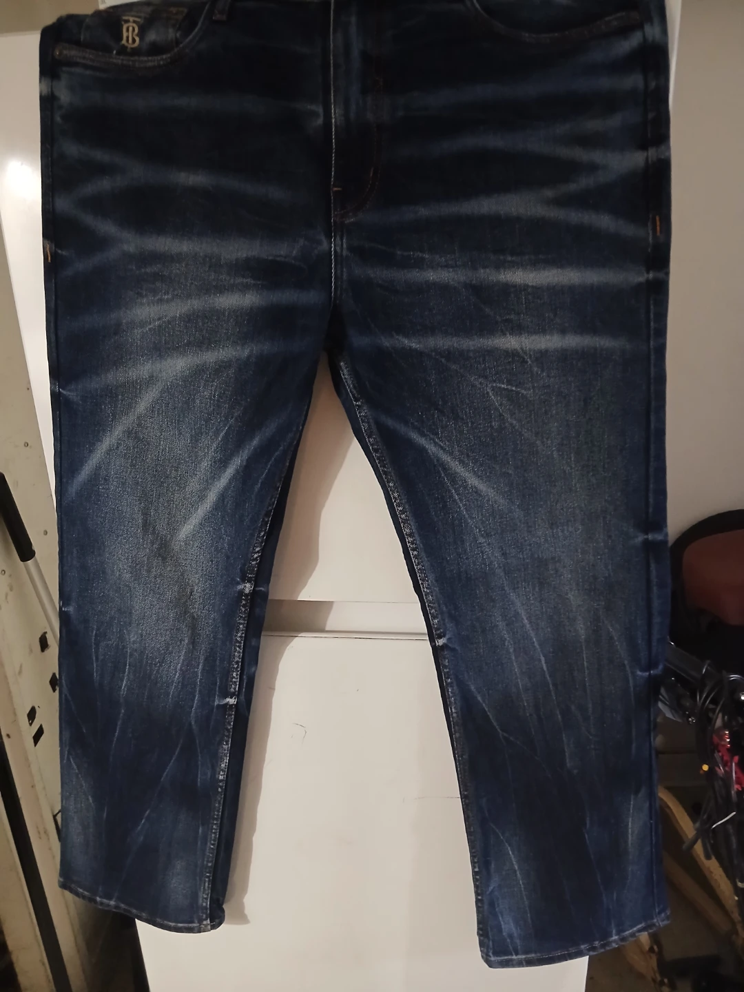 Burberry Brit "B" Logo Denim Jeans - photo 3