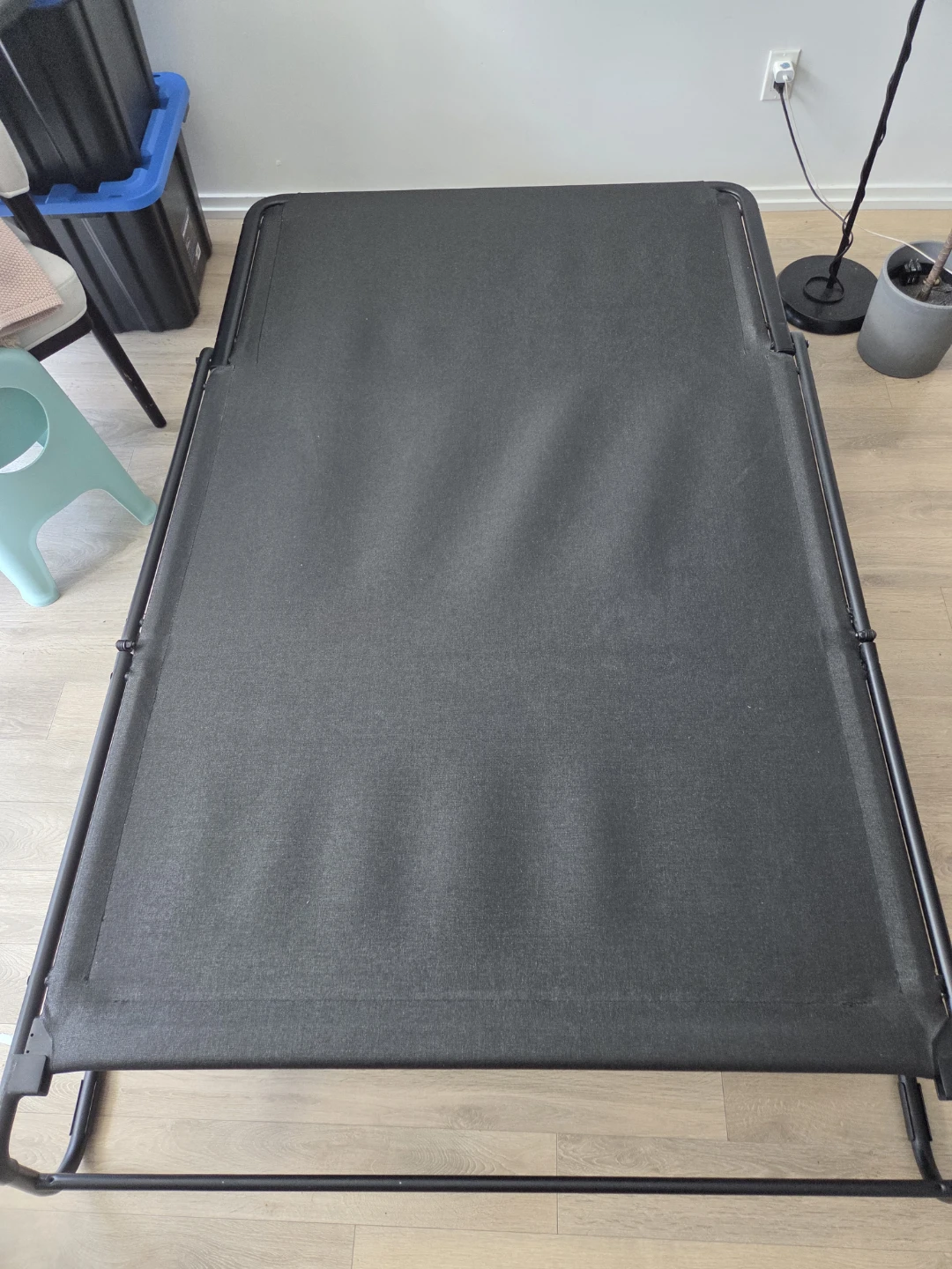 Grey Futon Couch / Bed Frame - photo 2