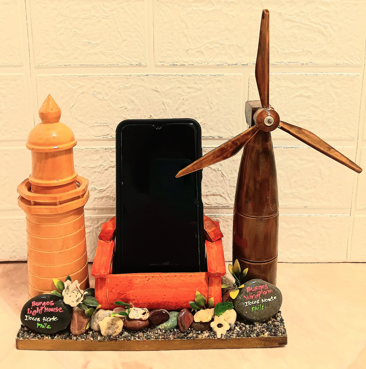 ☎️Burgos Ilocos Norte Souvenir Phone Holder📞