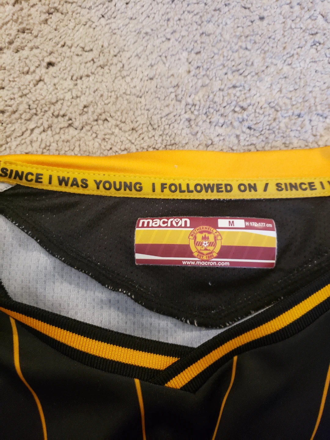 Macron Motherwell FC Football Jersey - Size M - photo 4