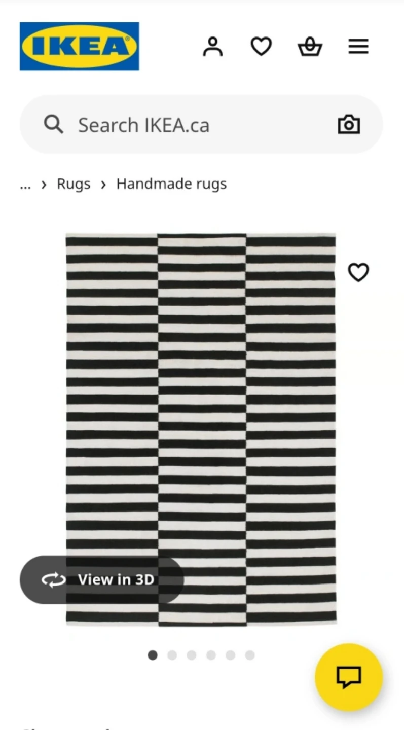 IKEA Stockholm Striped Rug