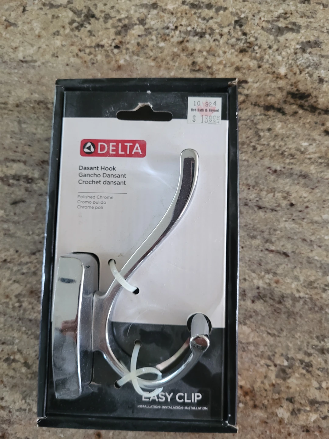DELTA Dasant Hook Polished Chrome